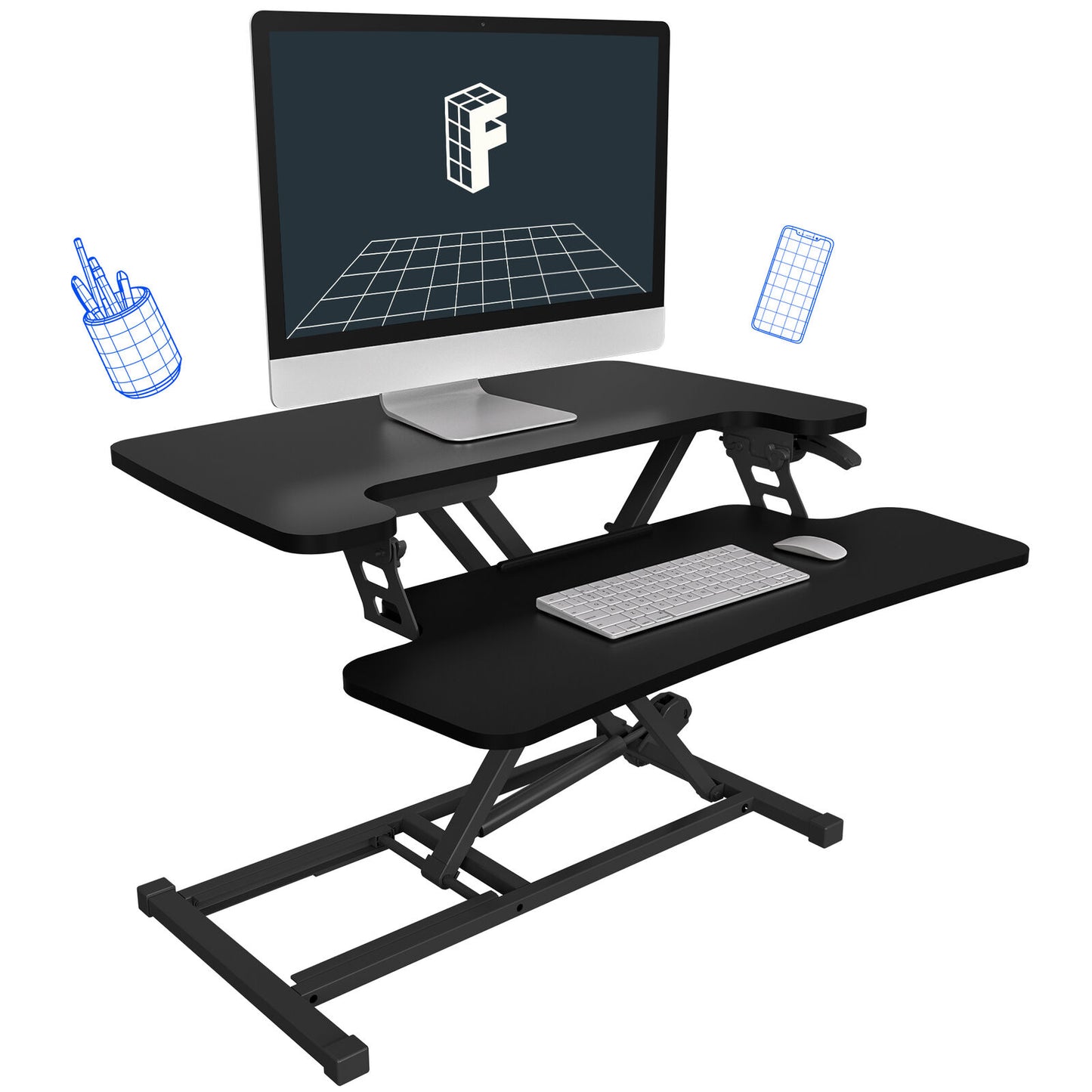 FLEXISPOT 28" Height Adjustable Desk Riser