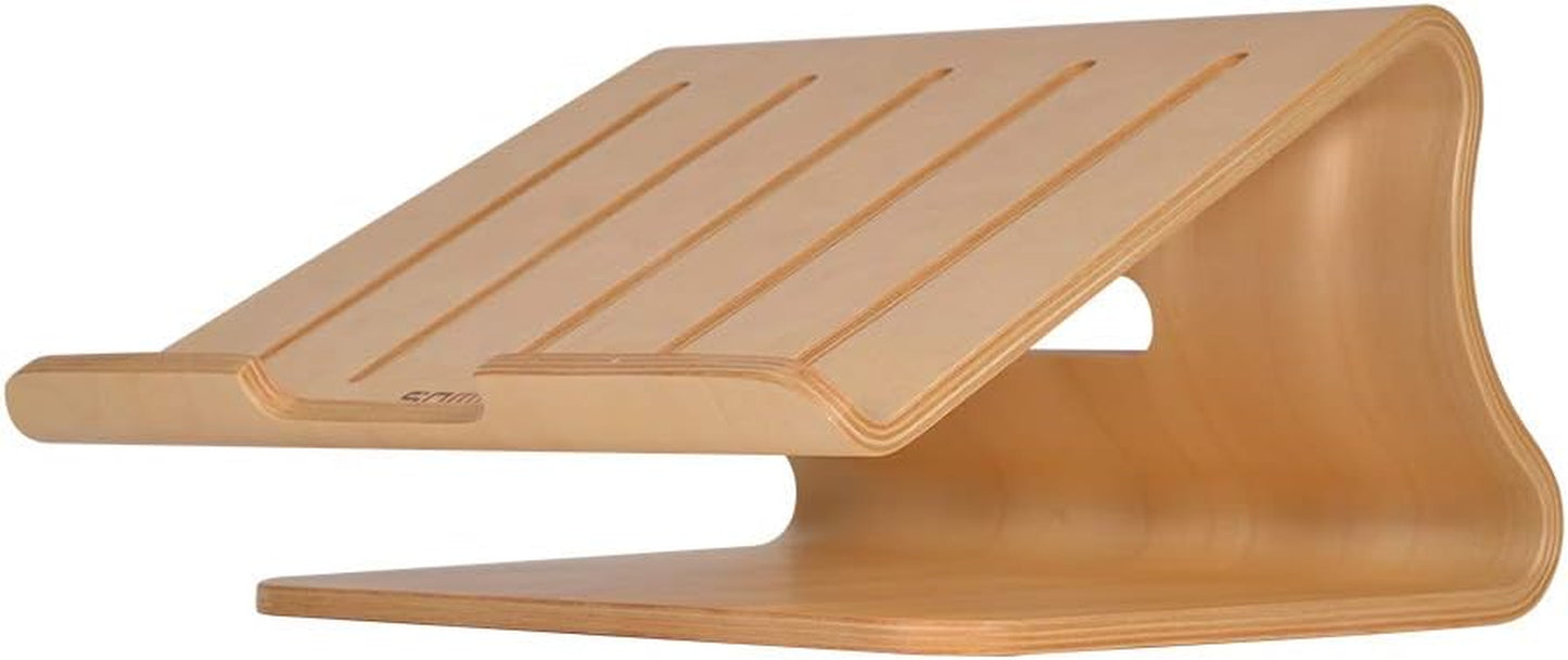 White Birch Wood Laptop Stand (Heat Dissipation)