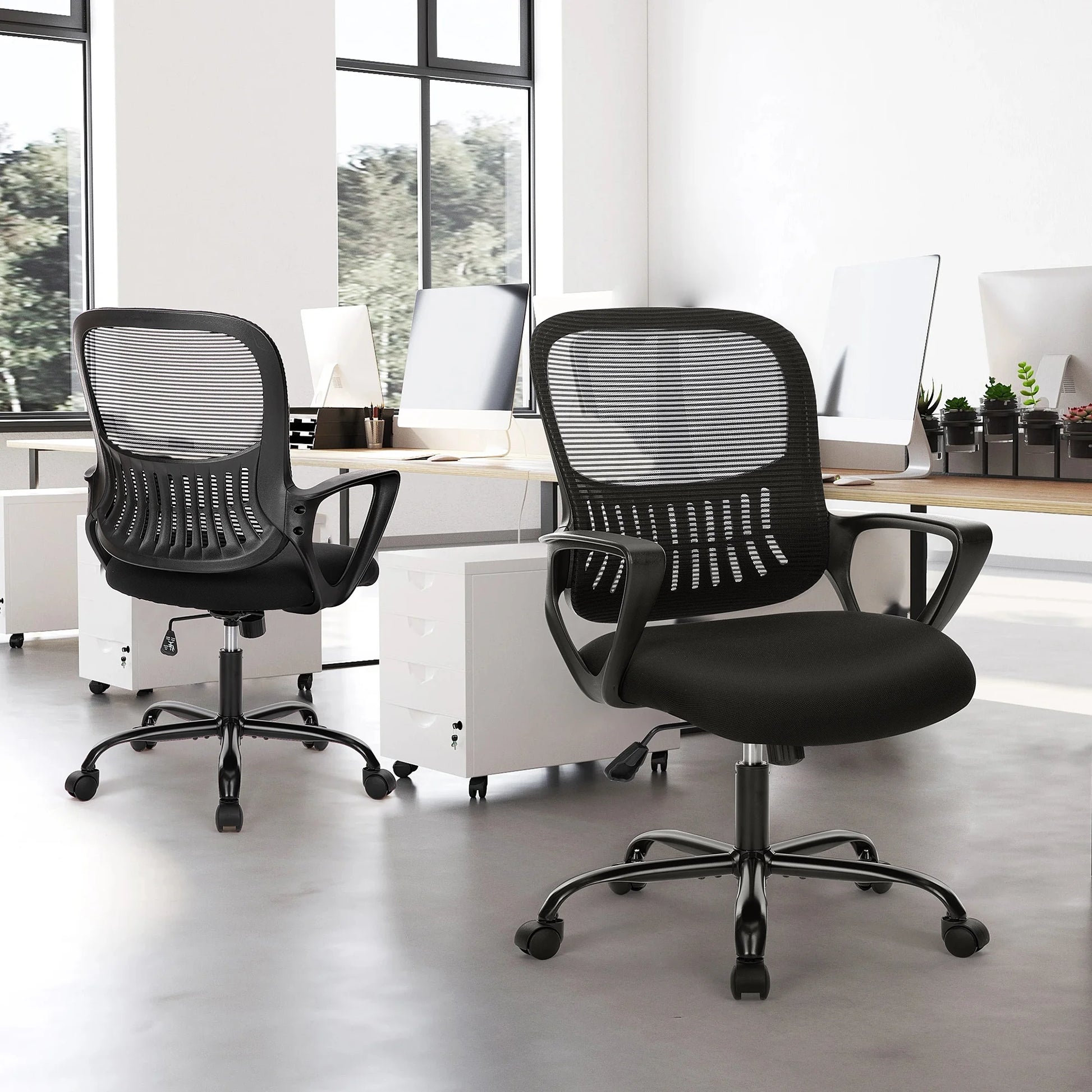 Mesh Ergonomic Desk Chair with Lumbar Support