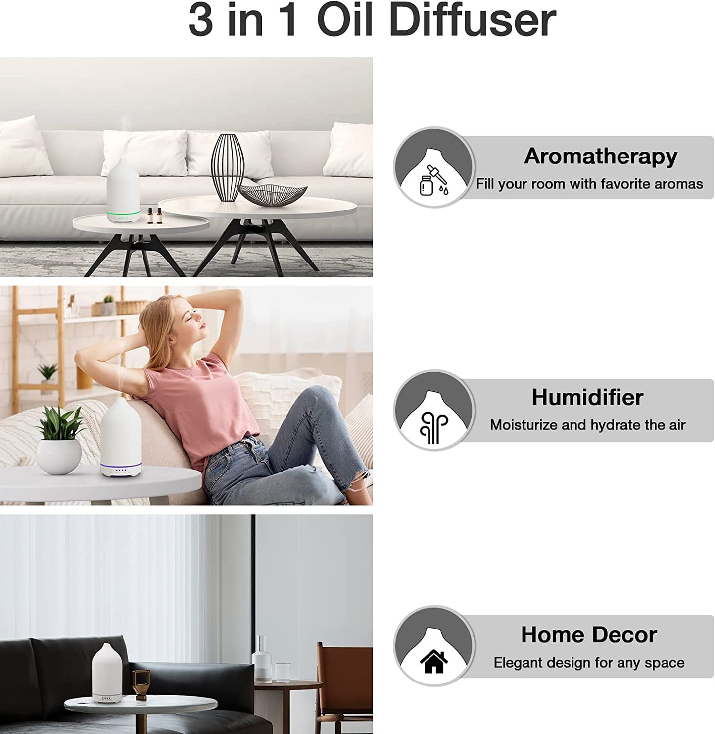 Aromatherapy Essential Oil Diffuser 