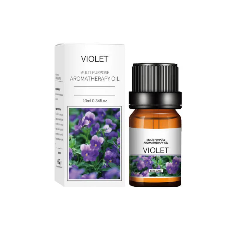 Essential Oil Water Soluble for Aromatherapy Diffuser Humidifier Room Fresheners Stress Relief Rose Lily Lavender Freesia 10Ml