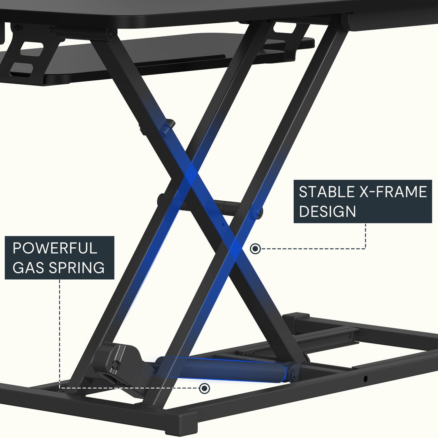 FLEXISPOT 28" Height Adjustable Desk Riser